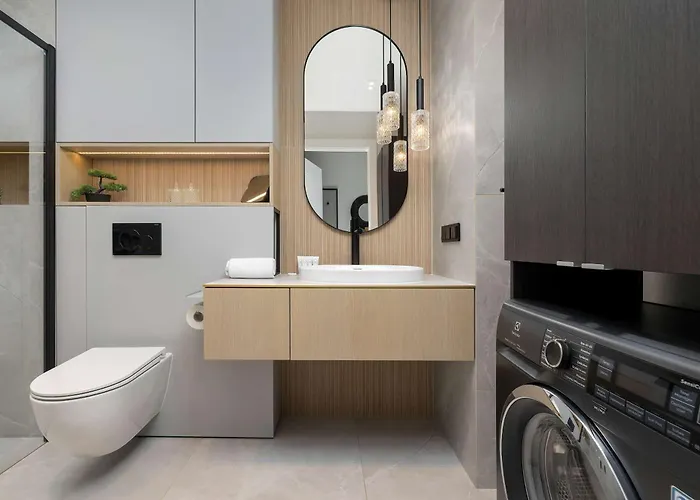 Modern Potrzask - Ac, Terrace & Parking By Renters 아파트 *